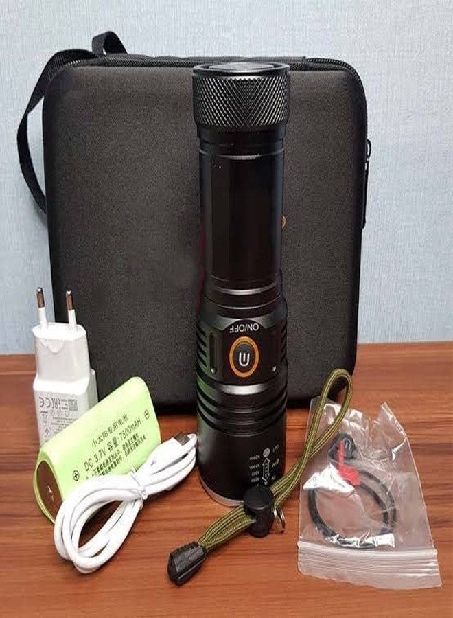 SKPM Rechargeable 3 Modes LED Flashlight Torch T209 2500 Lumens - Image 5